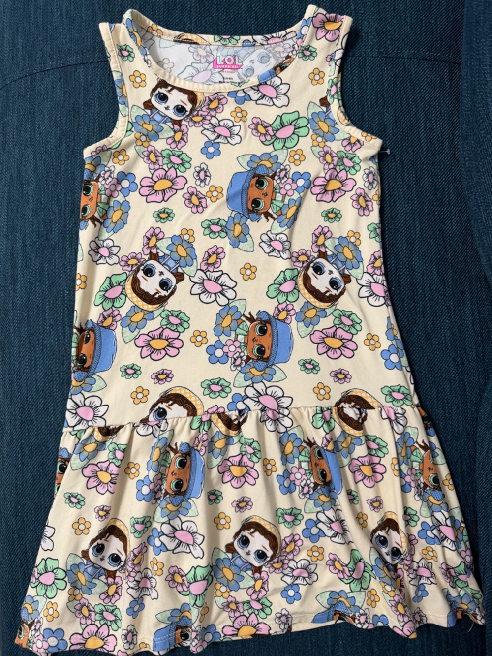 L.O.L. Surprise! Cream Floral Character dress
